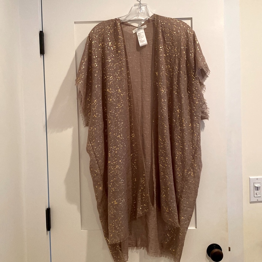 One size fits all kimono from Anthropologie.